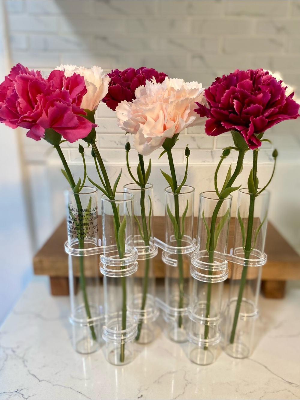 Glass Tube Bud Vase Set 🌿🌷